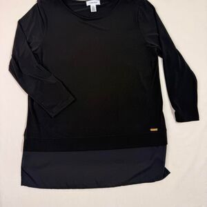 Calvin-klein Women's Black Blouse